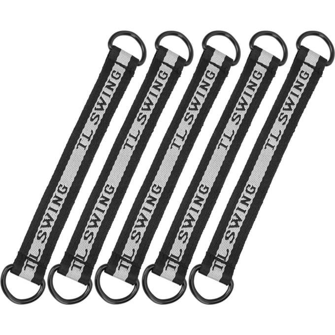 5 stuks 24cm Schommel Verbindingsriem Buiten Binnen Hangstoel Schommel Accessoires gray