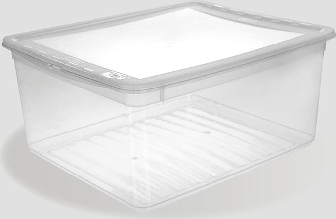 Clearbox Met Deksel 39x33x18 - 18 L Bea Transparant Keeeper 10577