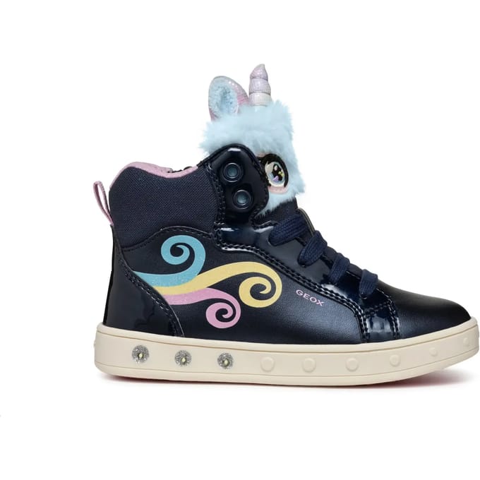 Geox J Skylin A Schoenen Blauw EU 25 Meisje