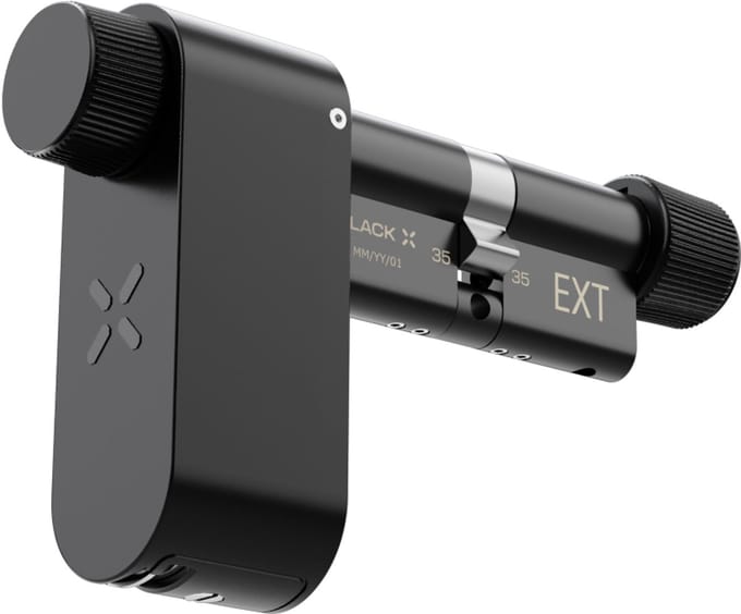 Black X - Smart Lock - 35/35mm - 45/45mm - zwart
