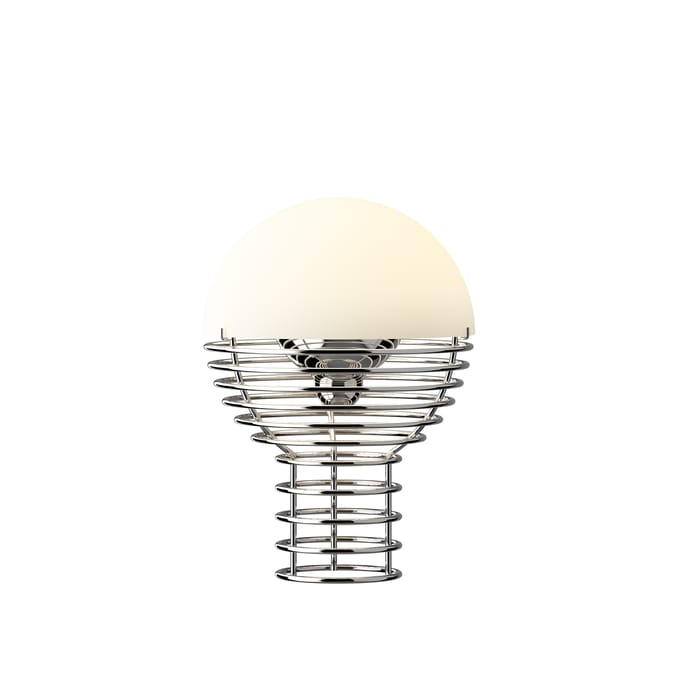 Verpan LED tafellamp WIRE, wit, hoogte 25 cm, IP44