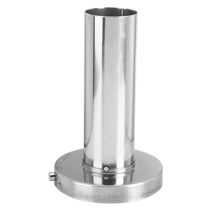 Auto Modificatie Accessoires Universele Roestvrijstalen Verwijderbare Demper (3.5") (Non-Adjustable) white