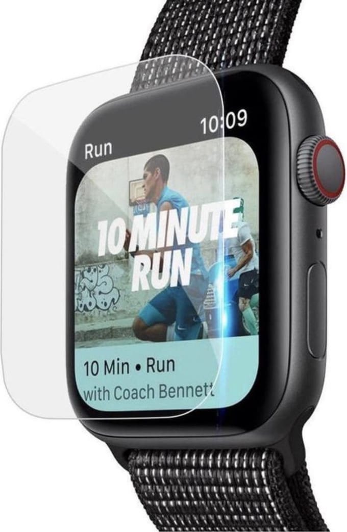 Screenprotector - Invisible Sheet - 2 stuks - Geschikt voor Apple Watch 7 - 41 mm