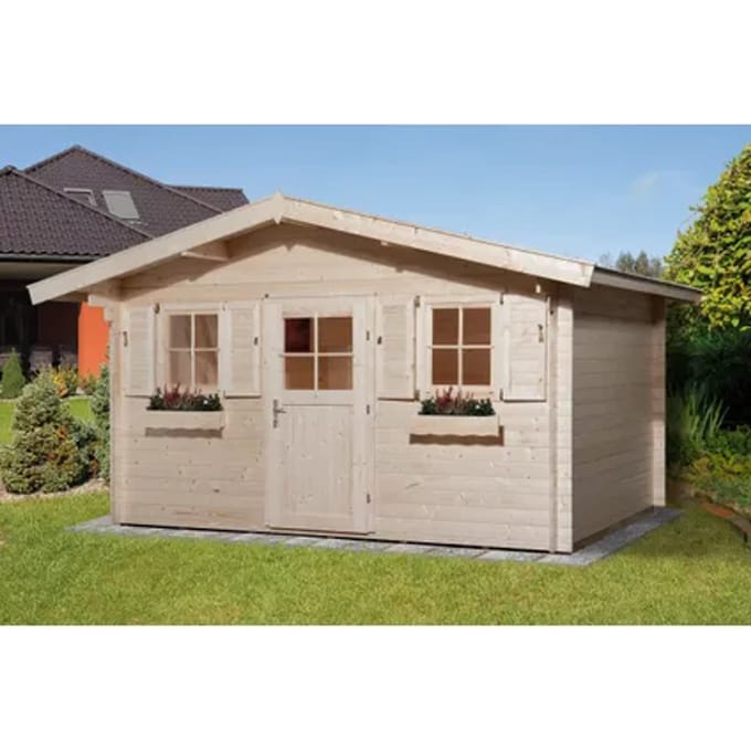 Weka Tuinhuis 110 - Onbehandeld - 380x380cm