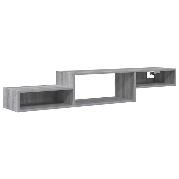vidaXL - Wand - gemonteerd - TV - Kast - Muurmontage - Grijs - Sonoma