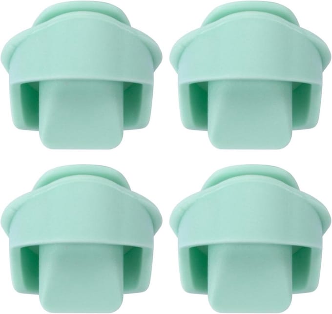 Borstkolf Kleppen - Moedermelk Pomp - Melk Opslag - Voorkomt Terugstroming - 9 gram - Transparant