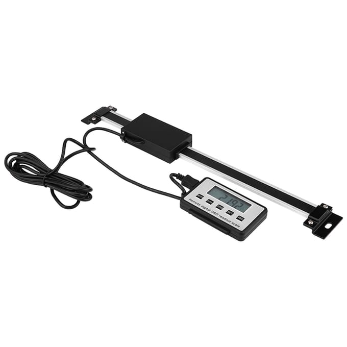 Kit d'échelle linéaire numérique précis de 0 à 200 mm avec lecture LCD pour fraiseuses tours