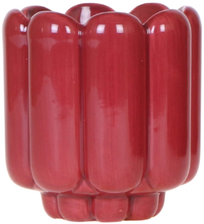 Kolibri Home | Retro Shine sierpot - Red - Ø9cm