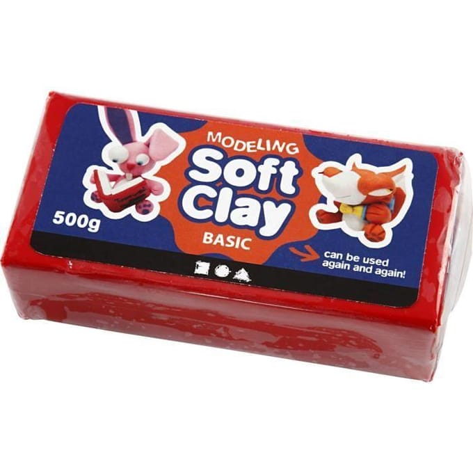 CC Soft Clay 500 gr Rood