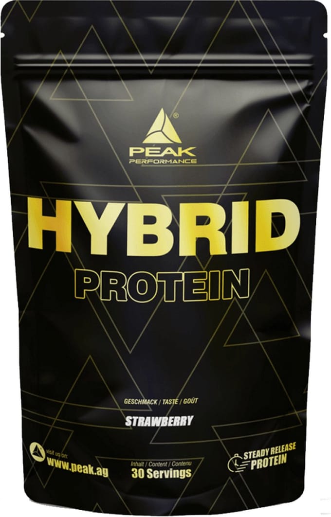 Peak Hybrid Protein (900g) Strawberry - Eiwitten - Eiwit Mix