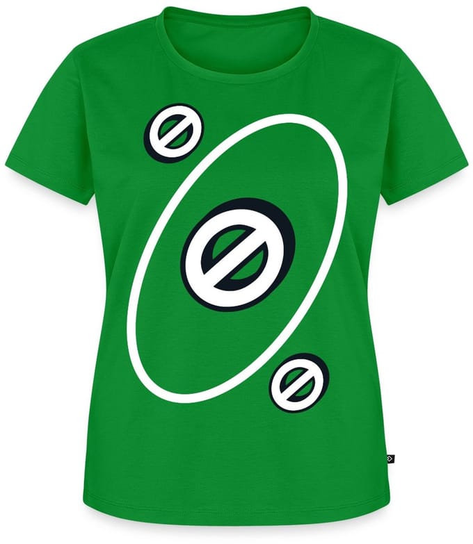 UNO Sla-Beurt-Over Kaart Kostuum Premium T Shirt Dames