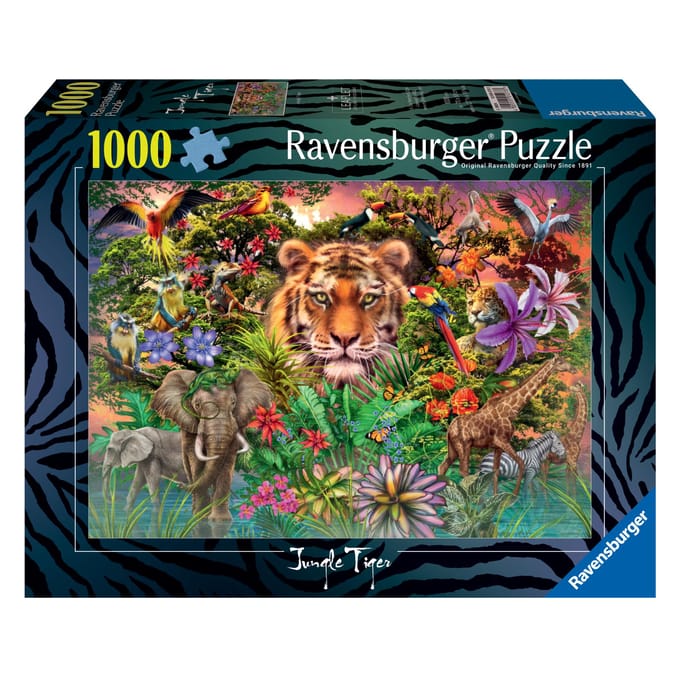 Ravensburger Jungle Tiger 1000 stukjes Volwassenen puzzels