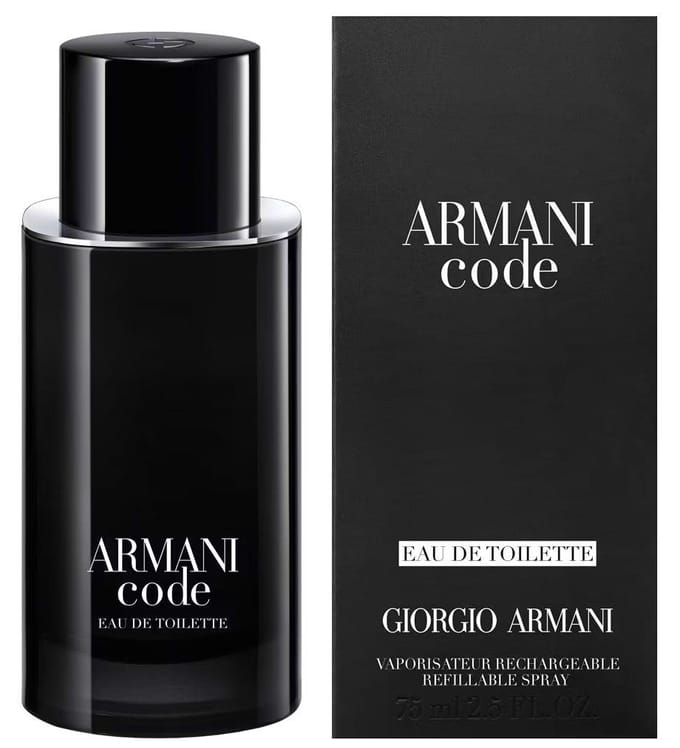 Armani Code Homme Eau de Toilette Spray - Navulbaar Herenparfum Heren 75 ml