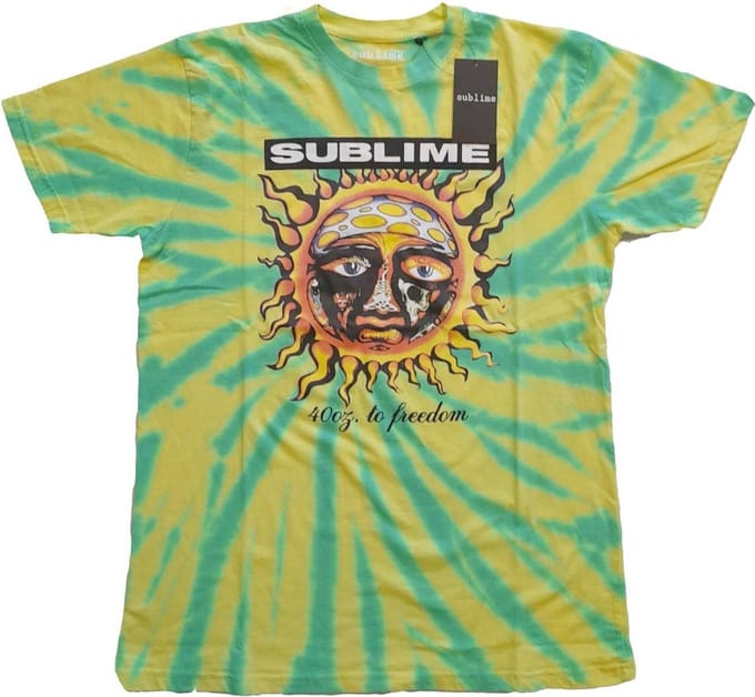 Sublime - 40oz To Freedom Heren T-shirt - M - Groen
