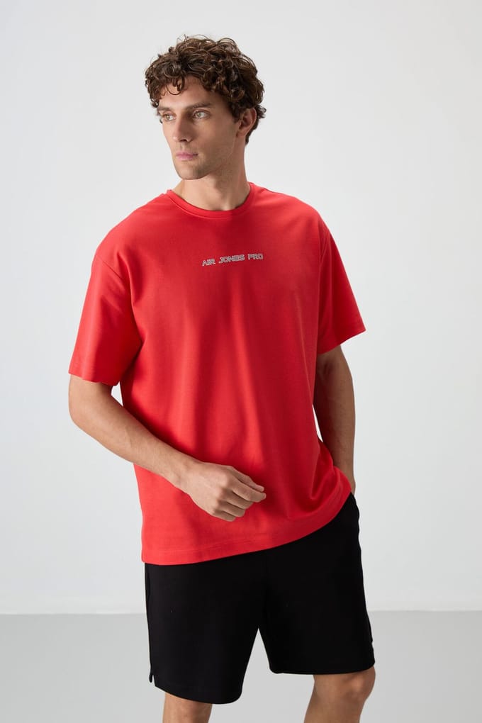 Oversized Geprinte Crew Neck T-shirt