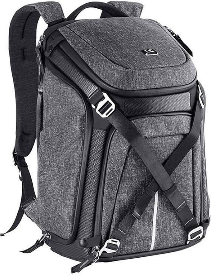 K&F Concept Camera Backpack Grey voor 2 Camera's - 25 Liter
