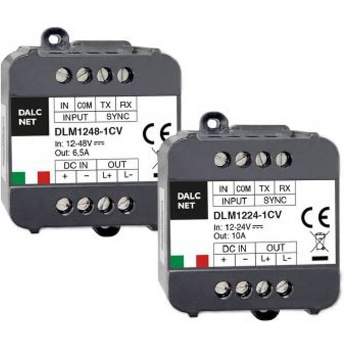 Ivela PWM-dimmer, push 0-10 V / 1-10 V, 12/24/48 V, 6,5 A