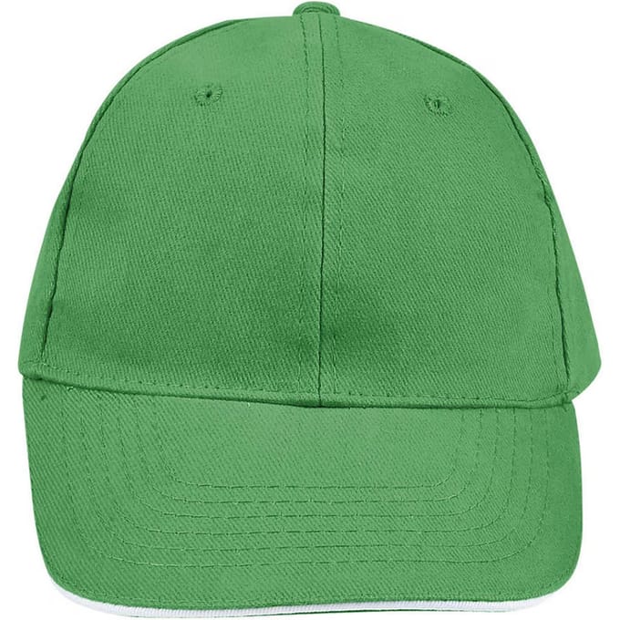 SOLS Buffalo 6 panel baseballpet (Kelly Groen)