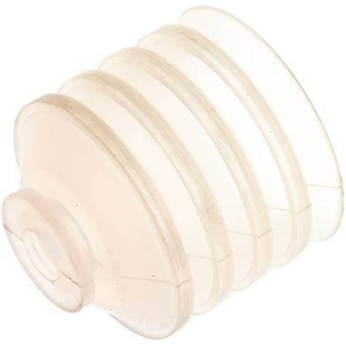 40mm Balg siliconen Helder Vacuümzuignap Slag 20mm - SCL-B-40-20-SI