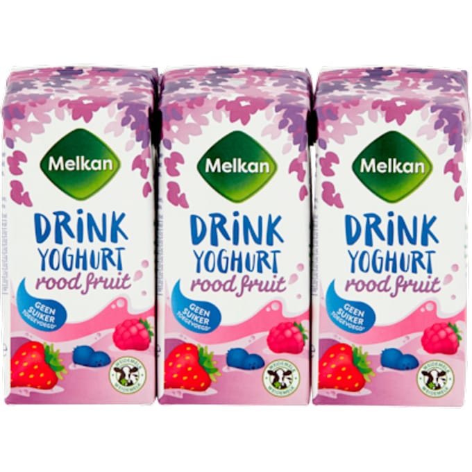 Drinkyoghurt rode vruchten mini 6-pack
