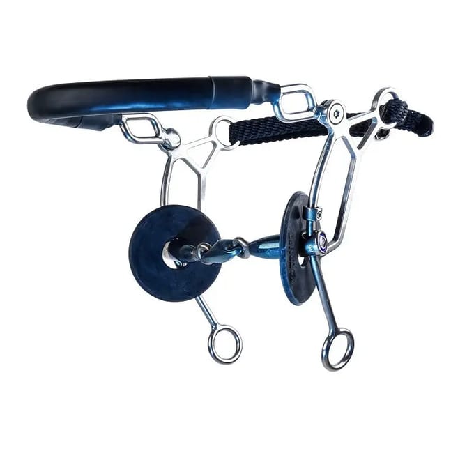 Bit voor paard Trust Sweet Iron Hackamore Combi Long Eliptical 16