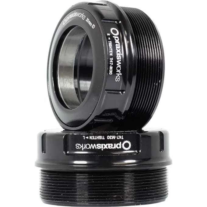 Praxis Road/mtb M30 T47 Trapaslagers Zwart 68/73 mm