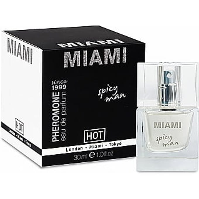 HOT - Miami Spicy - Pheromone Perfume for Men - 1 fl oz / 30 ml