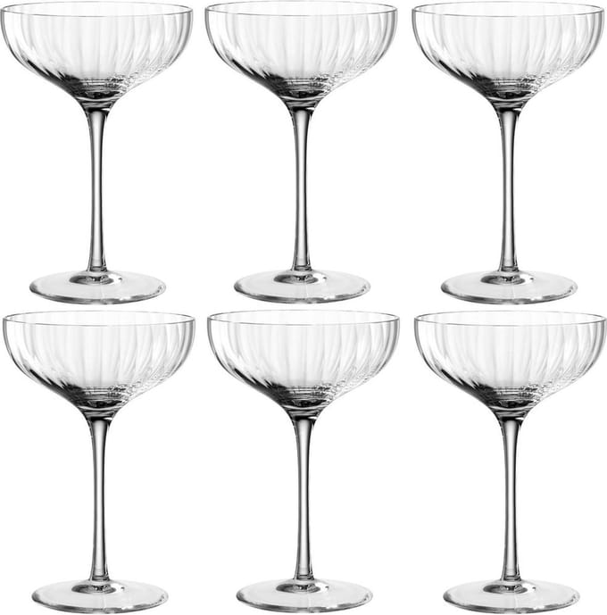 Leonardo Poesia Champagne coupe 260 ml transparant - set/6