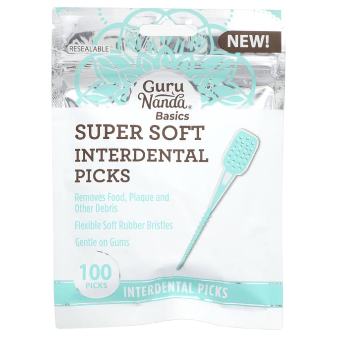 GuruNanda, Basic, Superzachte Interdentale Borstels, 100 Stuks