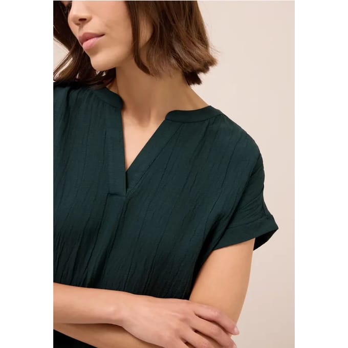 Blouse shirt met textuur