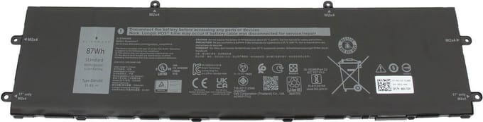 Dell DWVRR Batterij - 87Wh