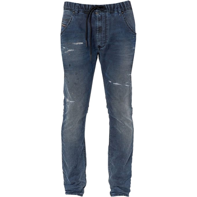 Diesel Krooley-NE donkerblauwe joggingjeans