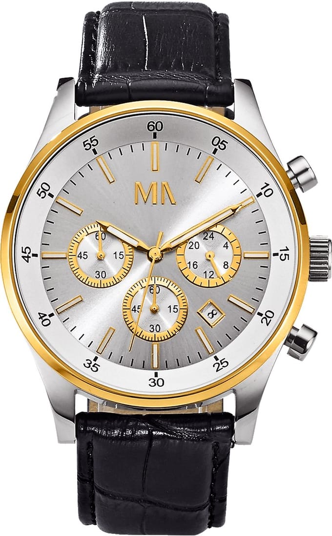 Meister Anker Chronograph Metall vergoldet