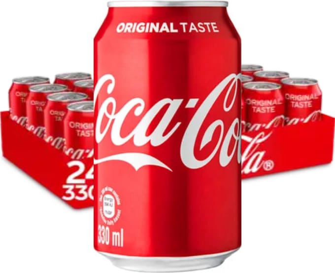 Coca-Cola Regular – 24 x 330ml – Standard Can Tray