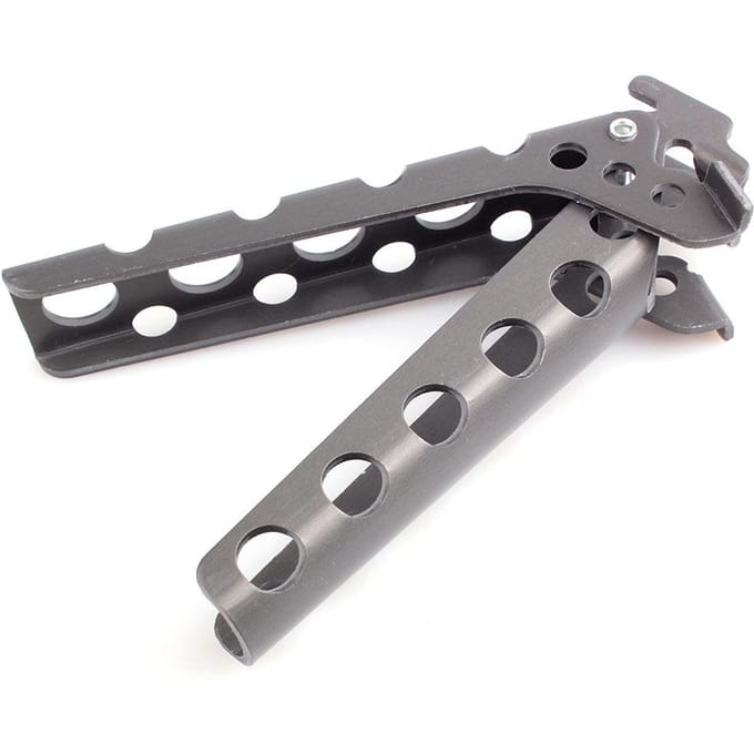 Poignée de casserole, support de levage de casserole, pince à pince, ustensiles de cuisine de Camping, porte-plat chaud Updated gray