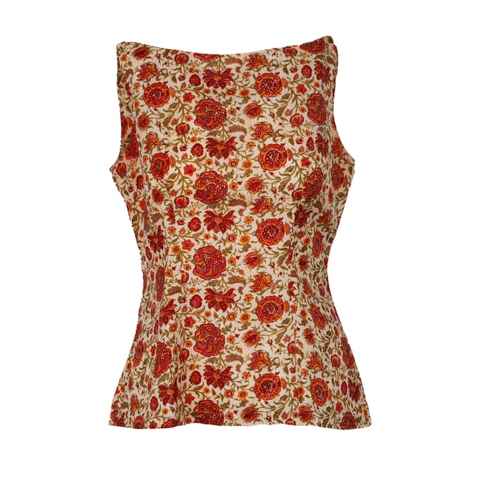 Isabel Marant zijden top met bloemenprint - jaren 2010