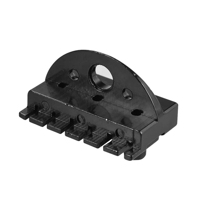 6-snarige Headless Elektrische Gitaar Snaren Borgmoer Set met 2 Sleutels 2 Schroeven Zwart gray