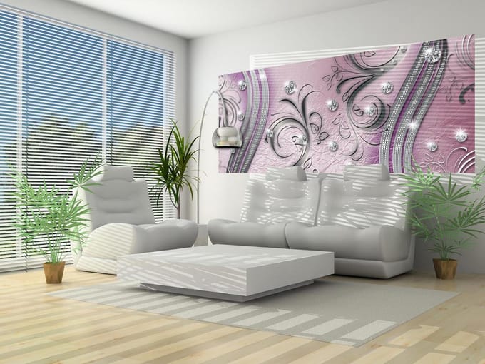 Pattern Abstract Ornament Leaves Photo Wallcovering