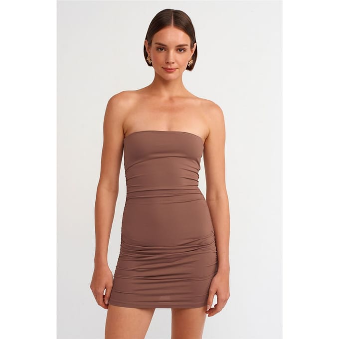 Strapless Bodycon Mini Jurk