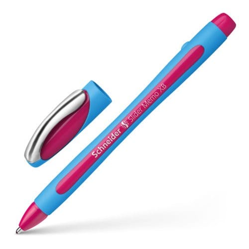 Schneider balpen - Slider Memo - penpunt XB 1,4mm - roze - S-150209