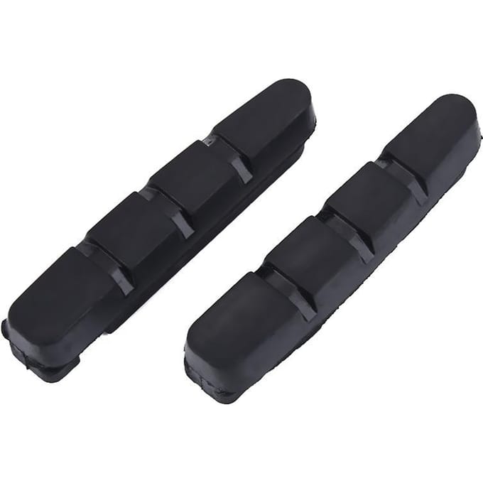 2 Pièces Patins de Frein de Vélo Bloc de Remplacement pour Freins de Paires de Roues black