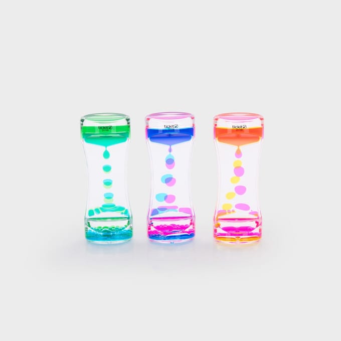 Sensorische Tweekleurige Regenboog Waterval, 3-pack, 3+