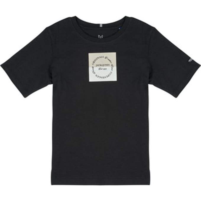 JACK&JONES - JORCATSKILLS SQUARE BRAND TEE SS SN JNR - Jongens - T-shirts