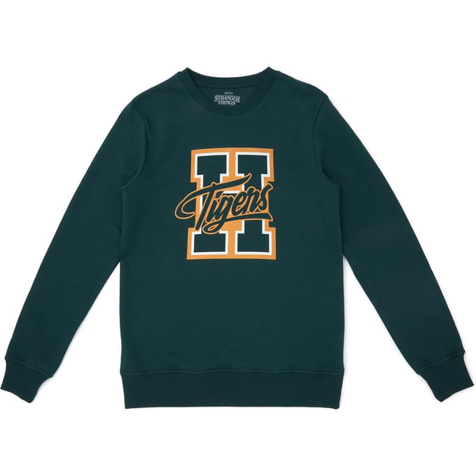 Stranger Things H Tigers Sweater - Groen - S