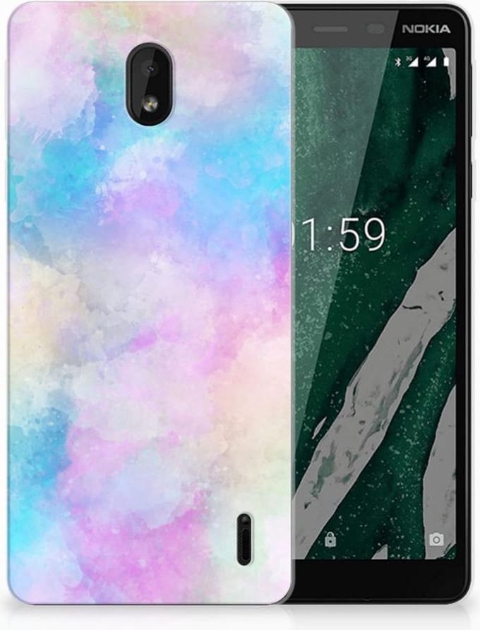 Hoesje maken Nokia 1 Plus Watercolor Light