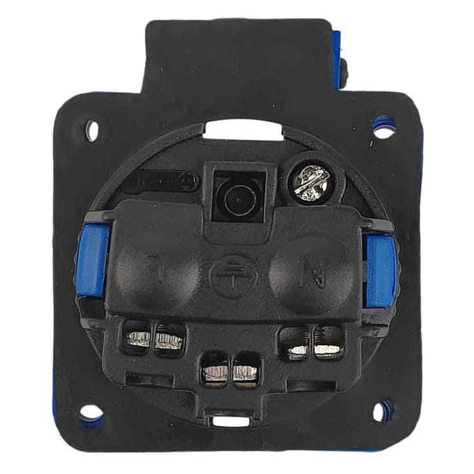 Prise de Tableau Ip54 Avec Broche de Terre 230V 16A Type E Bleue