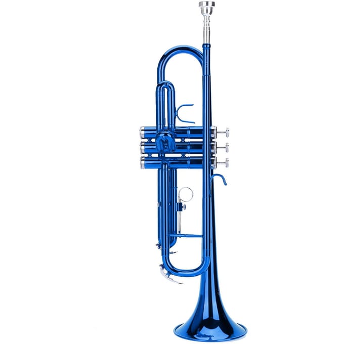 Messing Trompet Muziek Blaasinstrument met Assistent Gereedschapsset (Groen)
