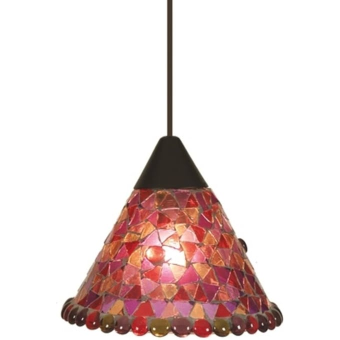 Näve Hanglamp Enya Ø 19 cm rood