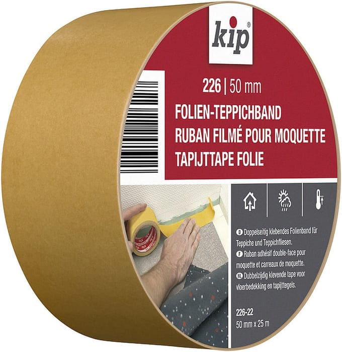 Kip 226 Tapijttape 50mm x 25m