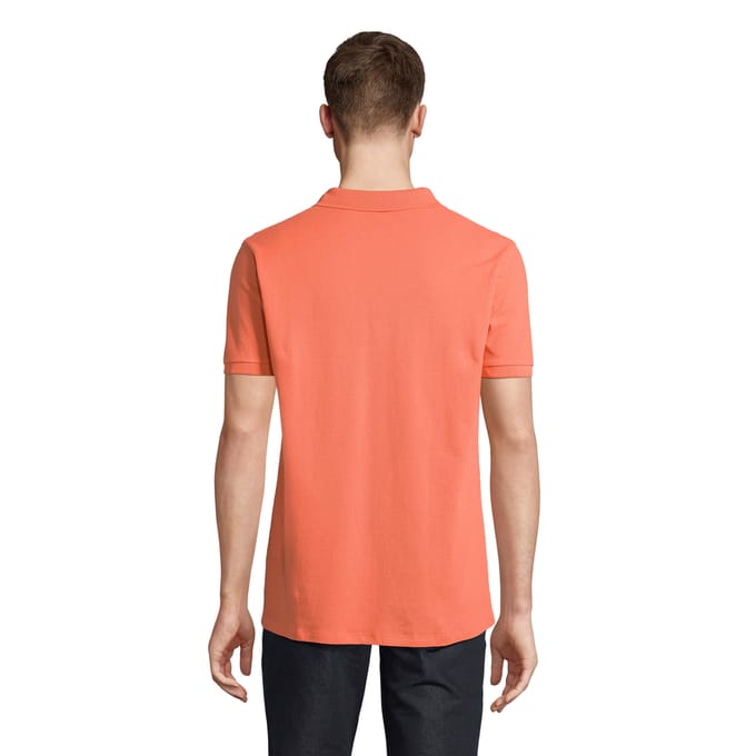 SOLS Heren Planet Poloshirt (Pop Oranje)
